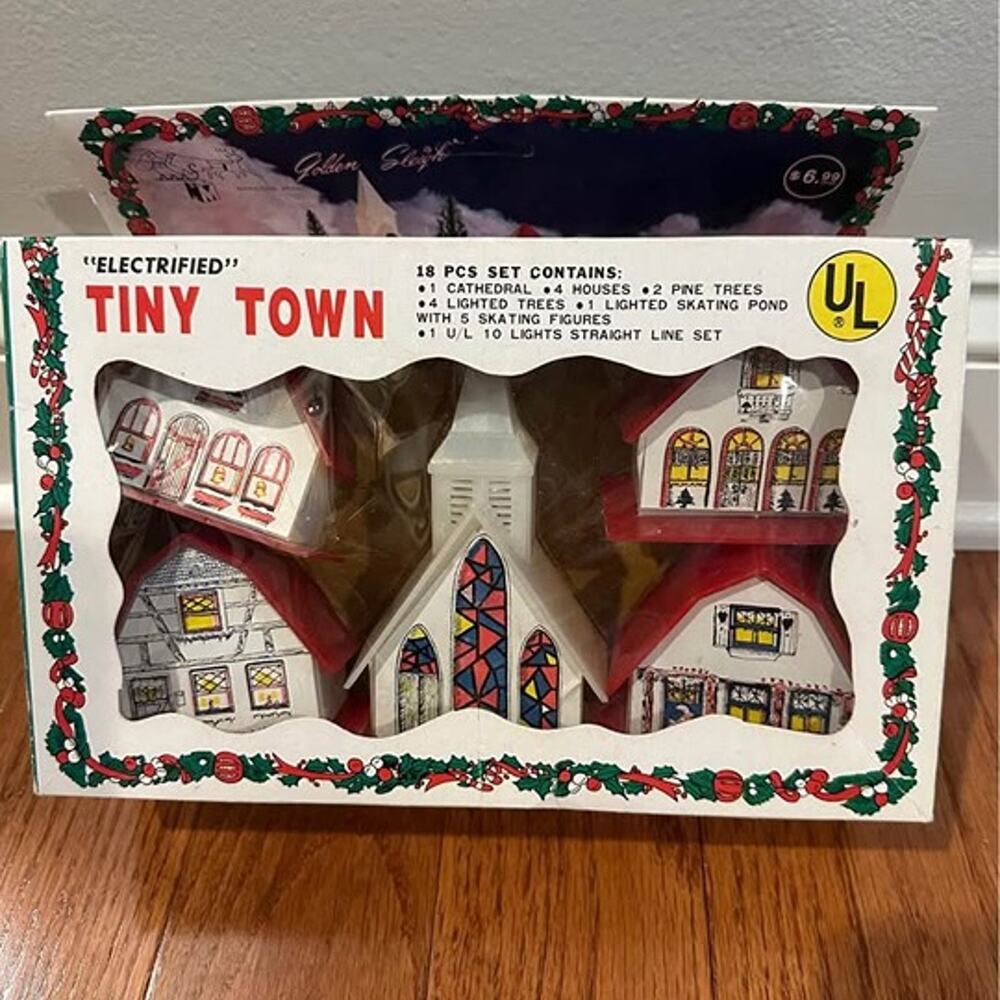 Tiny Town Christmas village
